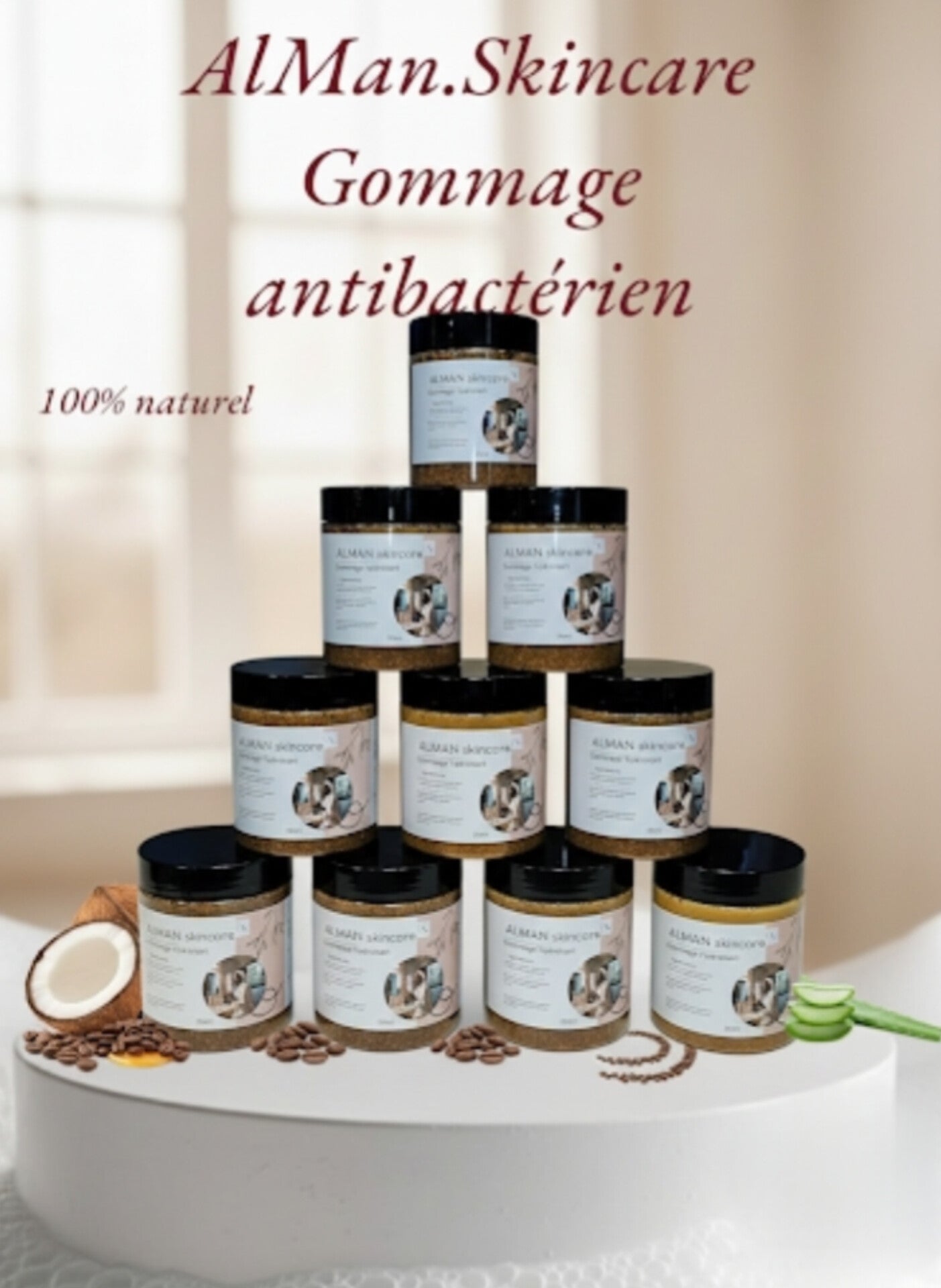 Gommage antibactérien